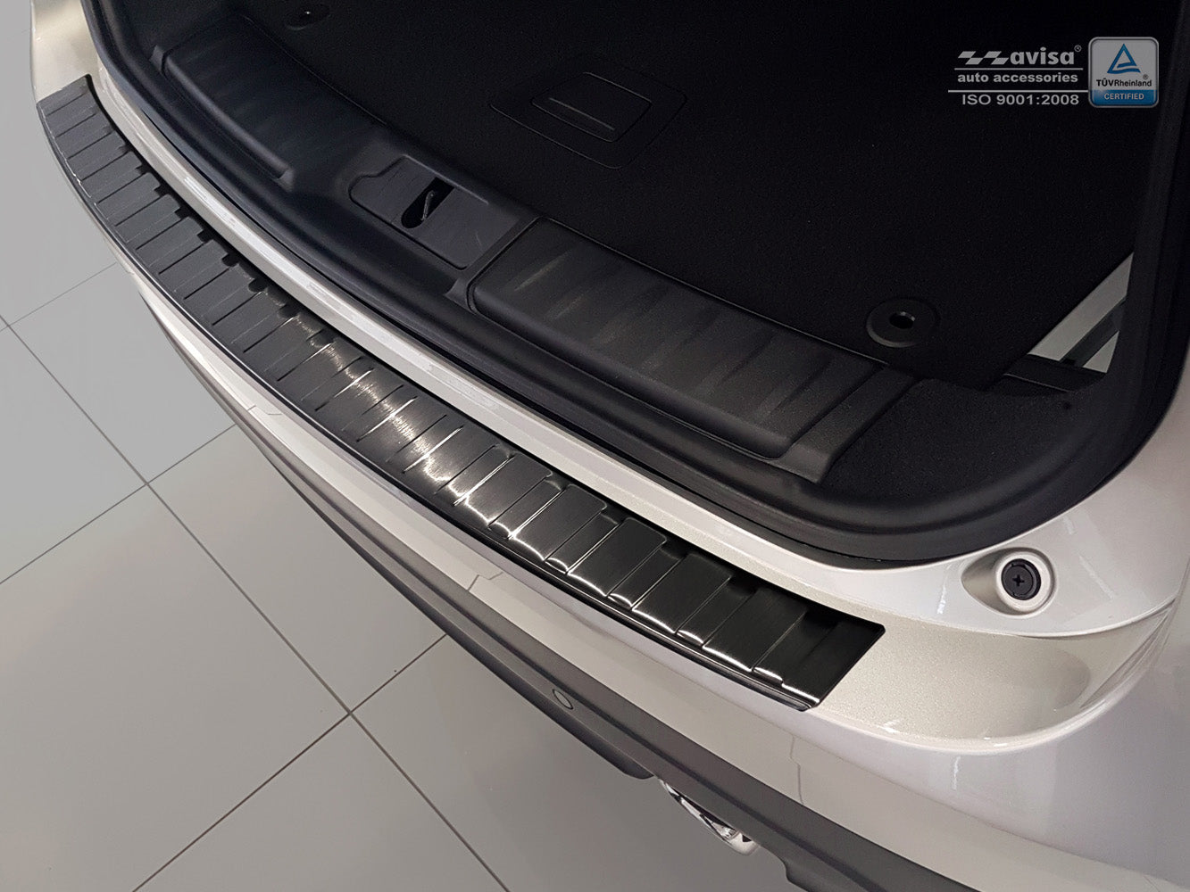 protector de parachoques trasero JAGUAR F-PACE negro
