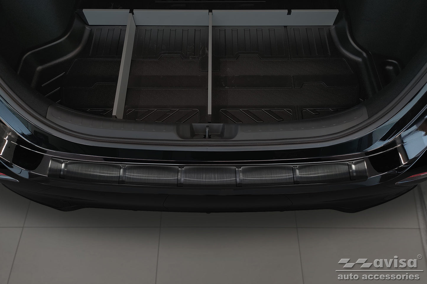 protector de parachoques trasero HONDA CIVIC hatchback negro