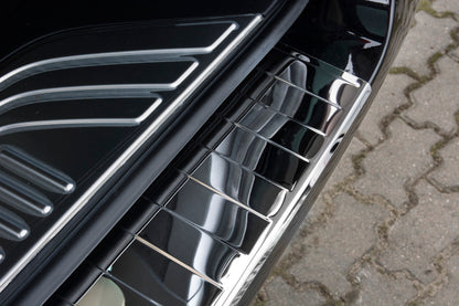protector de parachoques trasero MERCEDES CLASE V W447 plata espejo 2014-2024+