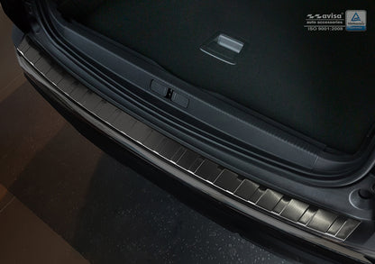 protector de parachoques trasero PEUGEOT 3008 crossover negro