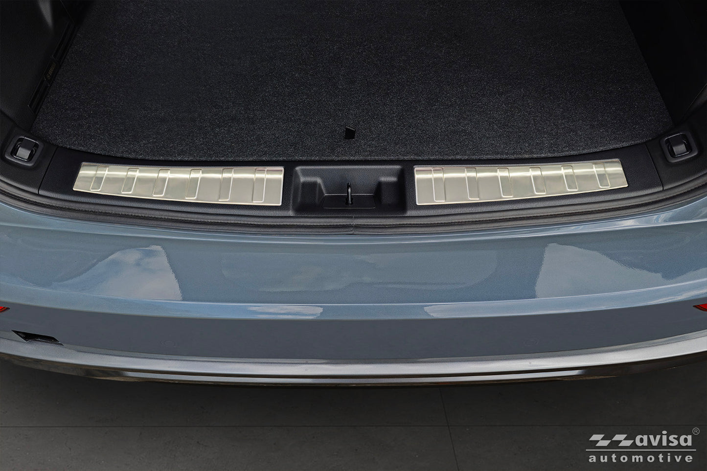 protector de parachoques trasero MITSUBISHI OUTLANDER plata satinado