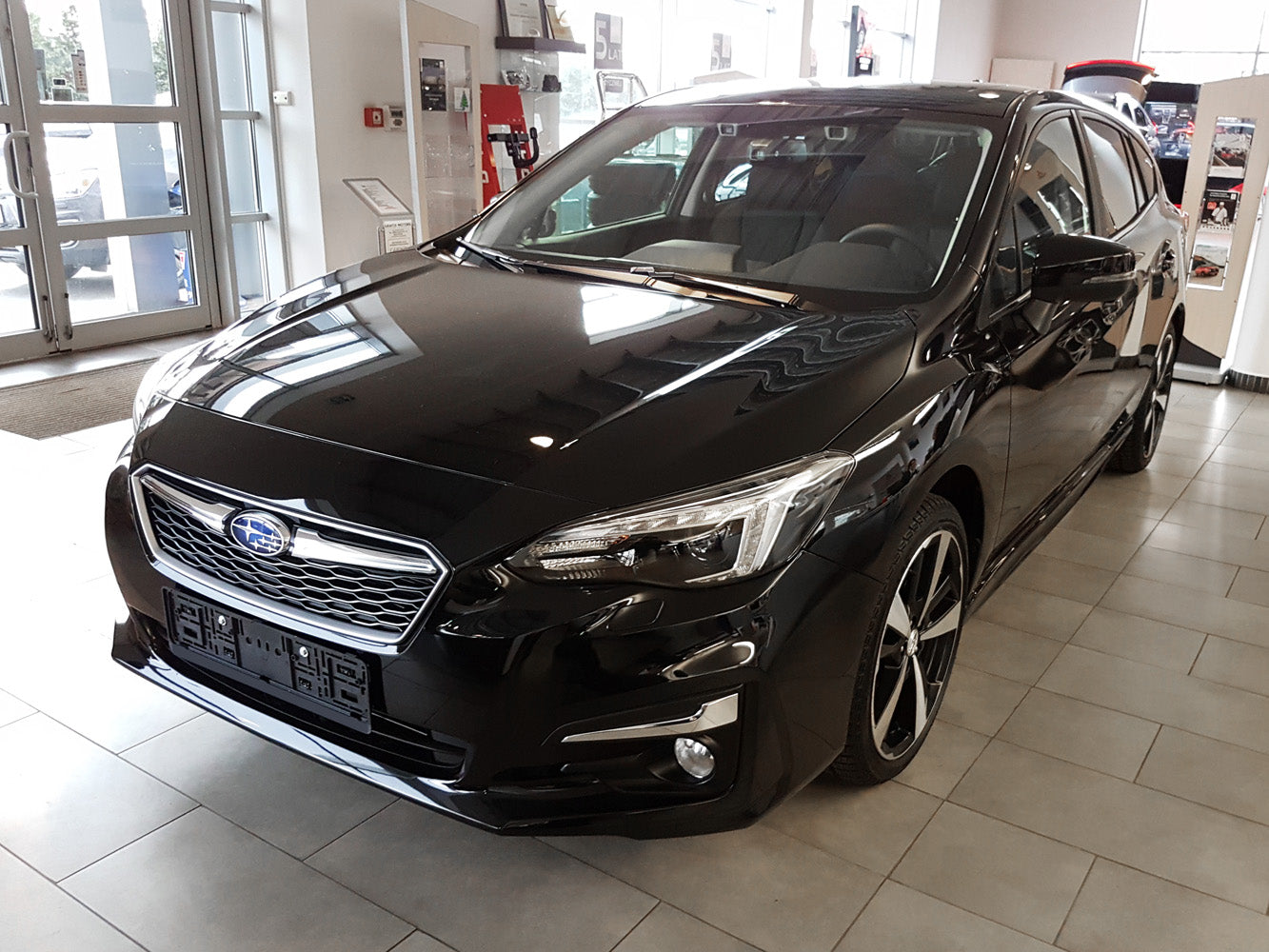 protector de parachoques trasero SUBARU IMPREZA (GT) negro