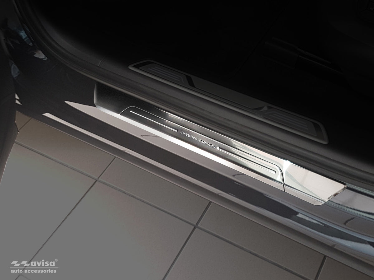 Protector umbral de puertas "Special Edition" VW TOUAREG plata satinado