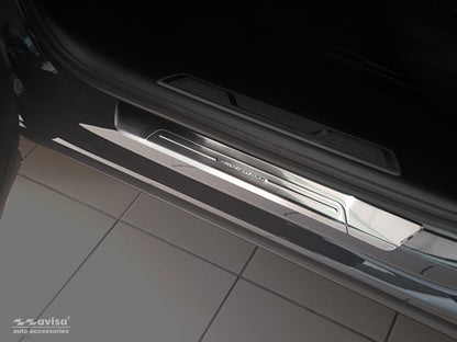 Protector umbral de puertas "Special Edition" VW TOUAREG plata satinado