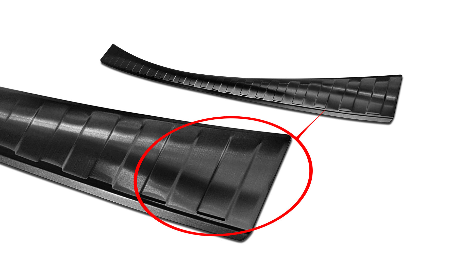 protector de parachoques trasero MITSUBISHI ASX crossover negro 2022