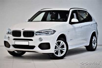protector de parachoques trasero BMW X5 F15 fibra de carbono