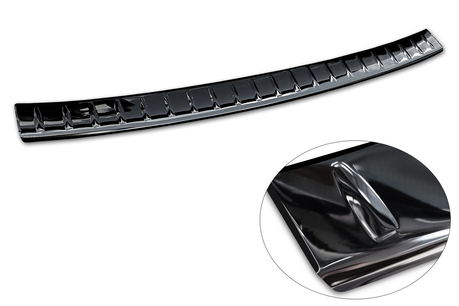 protector de parachoques trasero MERCEDES GLC (X254) negro espejo