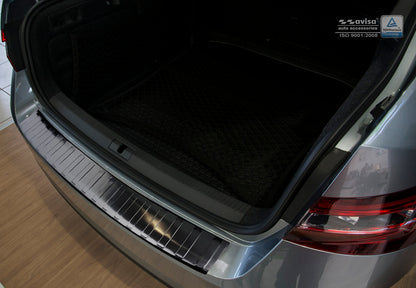 protector de parachoques trasero SKODA SUPERB negro