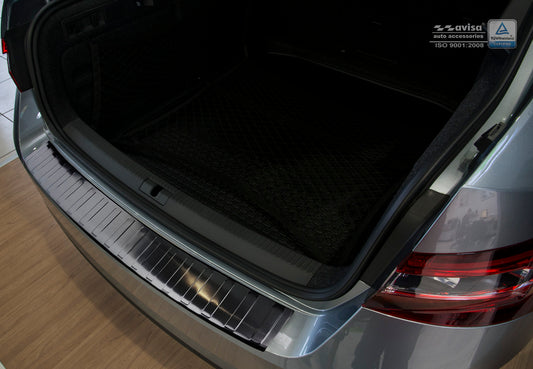 protector de parachoques trasero SKODA SUPERB negro