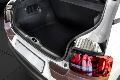 Protector de parachoques trasero CITROEN C4 CACTUS crossover plata satinado