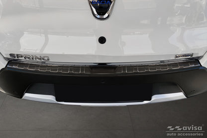 protector de parachoques trasero DACIA SPRING hatchback negro