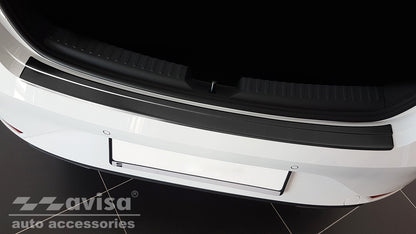 protector de parachoques trasero SEAT LEON hatchback negro