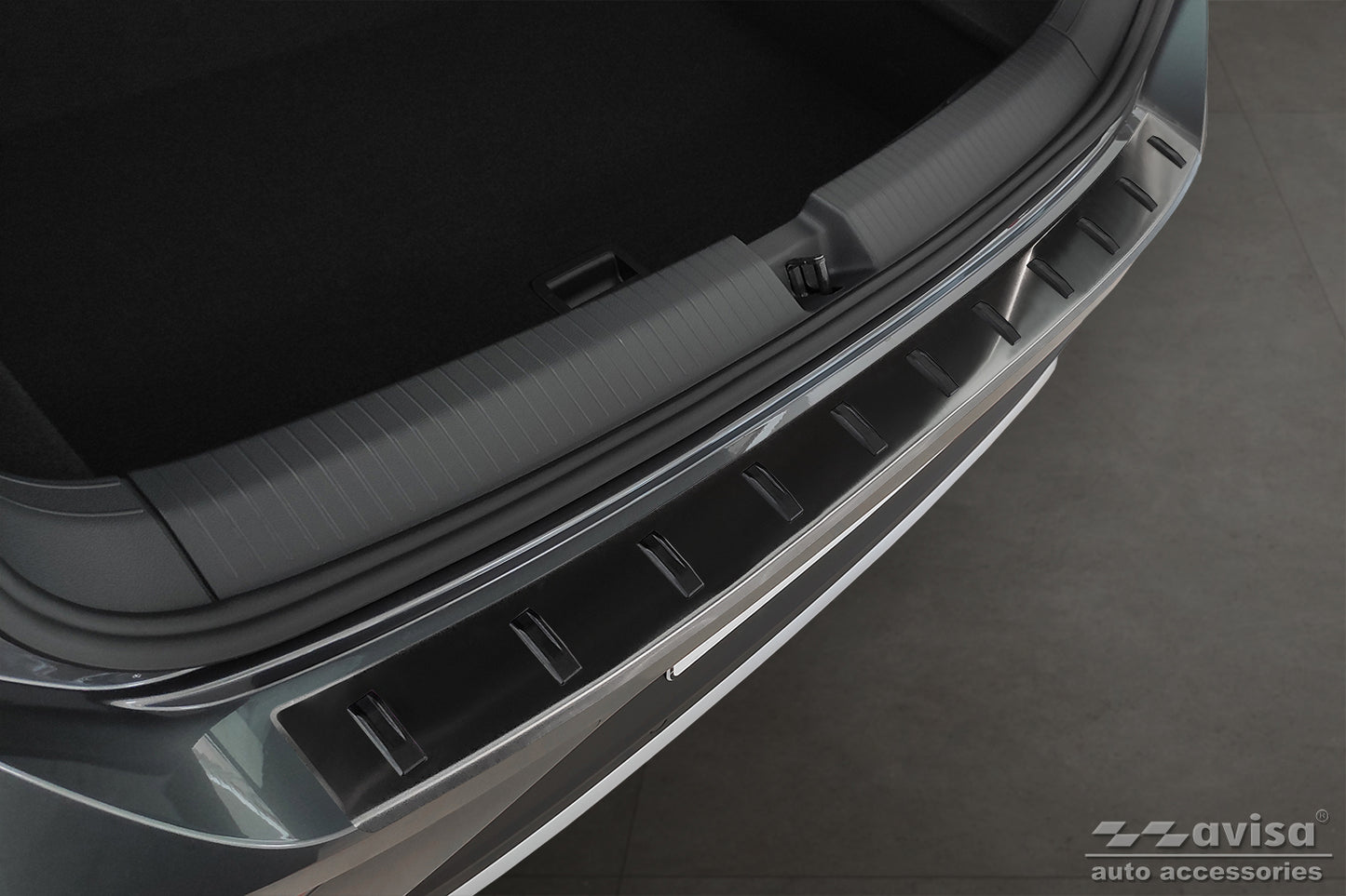 protector de parachoques trasero VW T-ROC cabrio negro