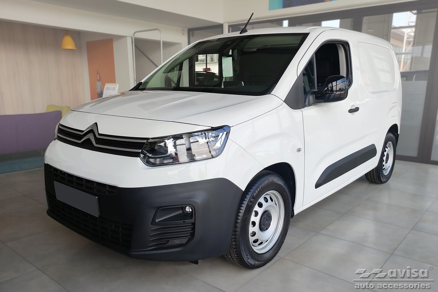protector de parachoques trasero TOYOTA PROACE CITY plata satinado