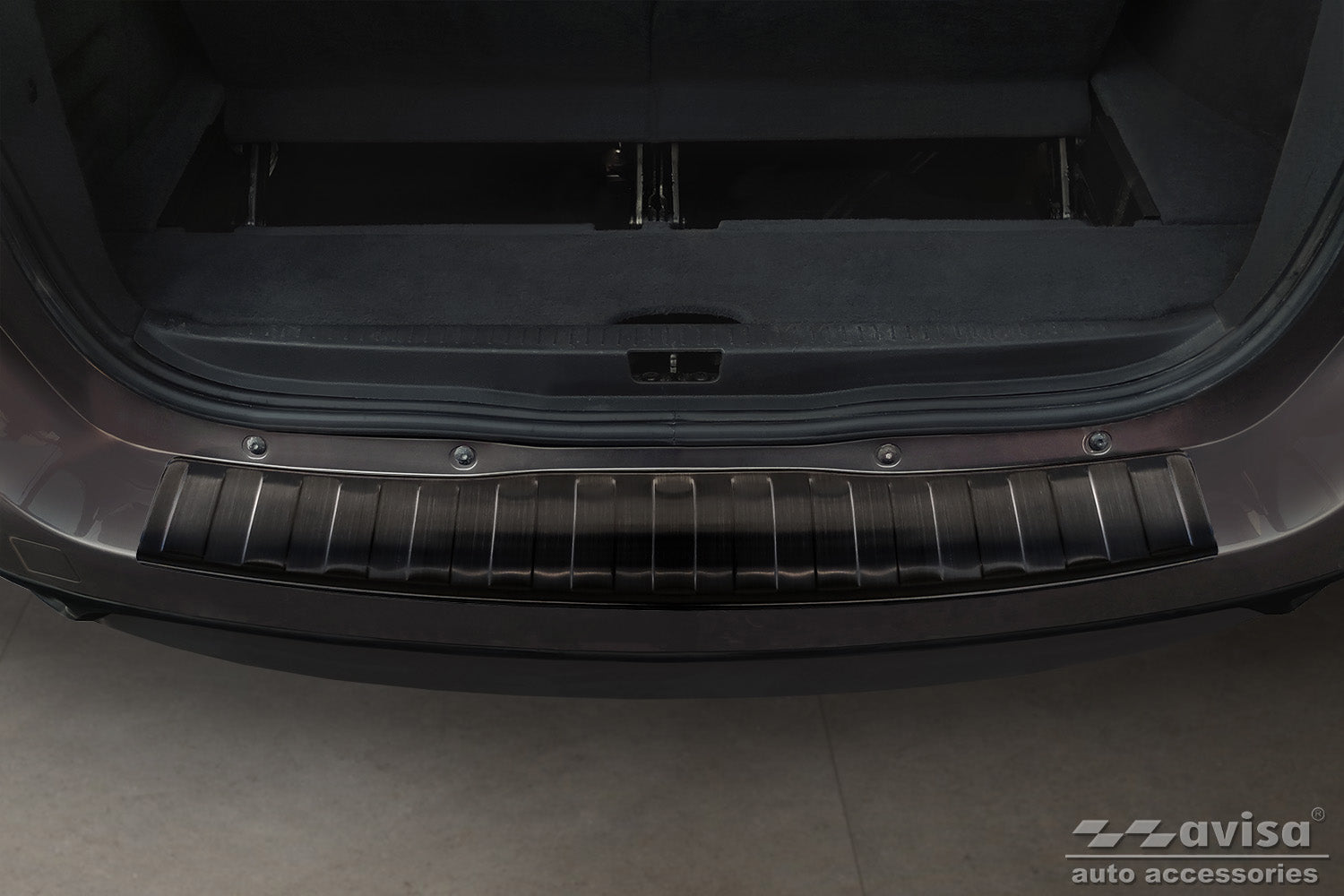 protector de parachoques trasero RENAULT GRAND SCENC negro