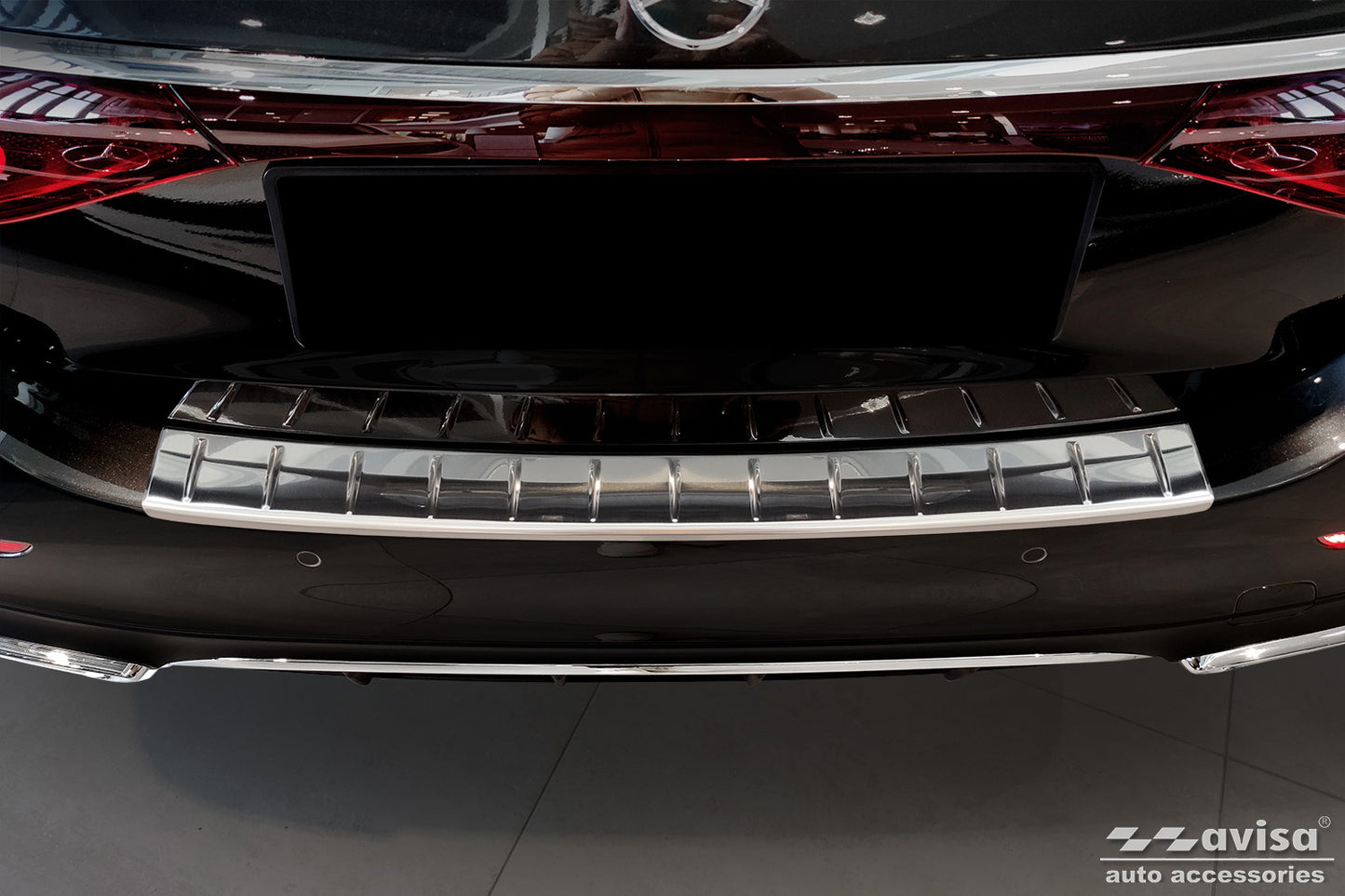 protector de parachoques trasero MERCEDES CLASE E W214 plata