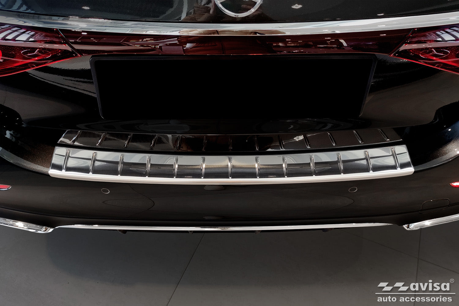 protector de parachoques trasero MERCEDES CLASE E W214 plata