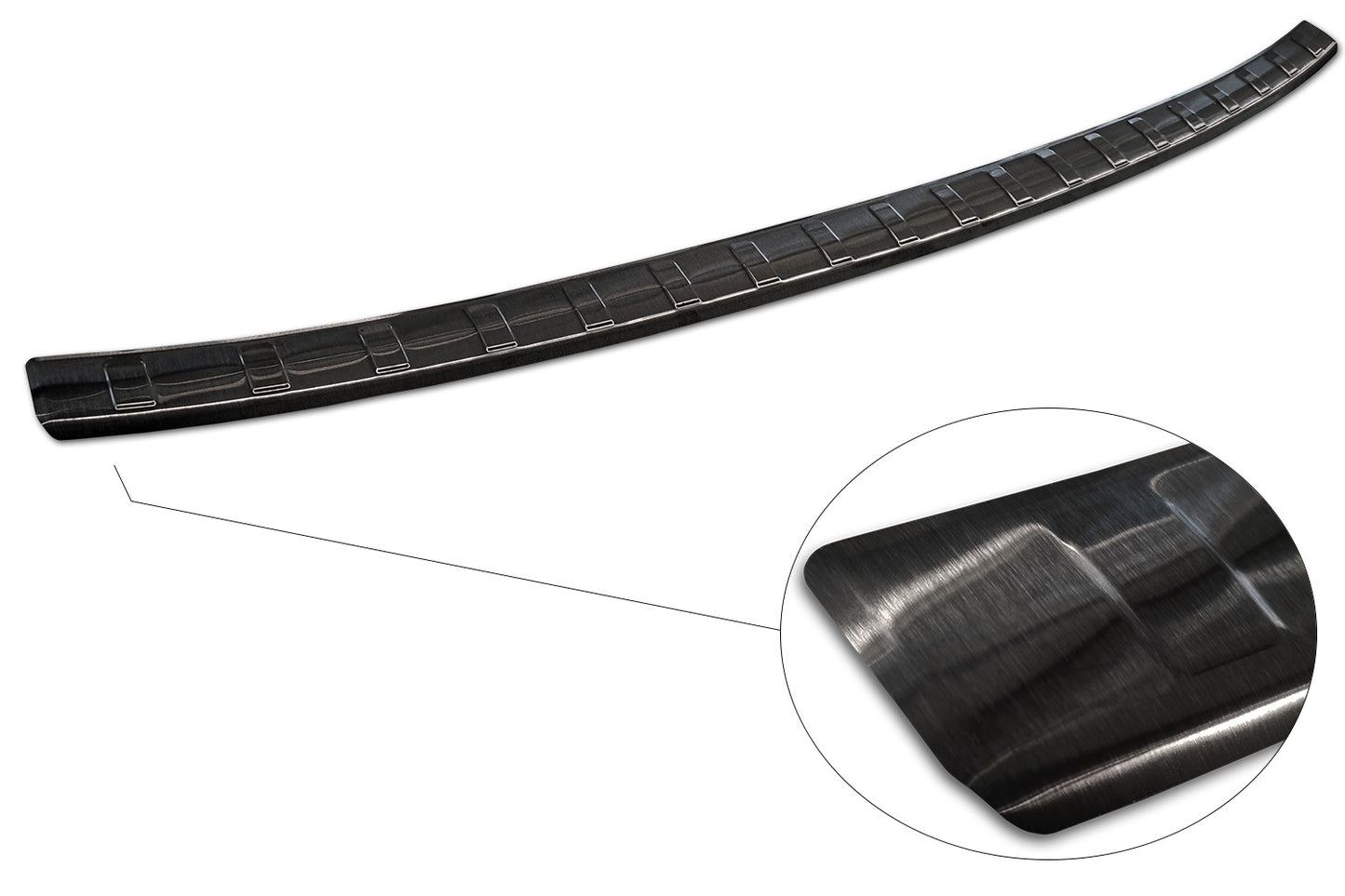 protector de parachoques trasero MITSUBISHI ECLIPSE CROSS PHEV negro