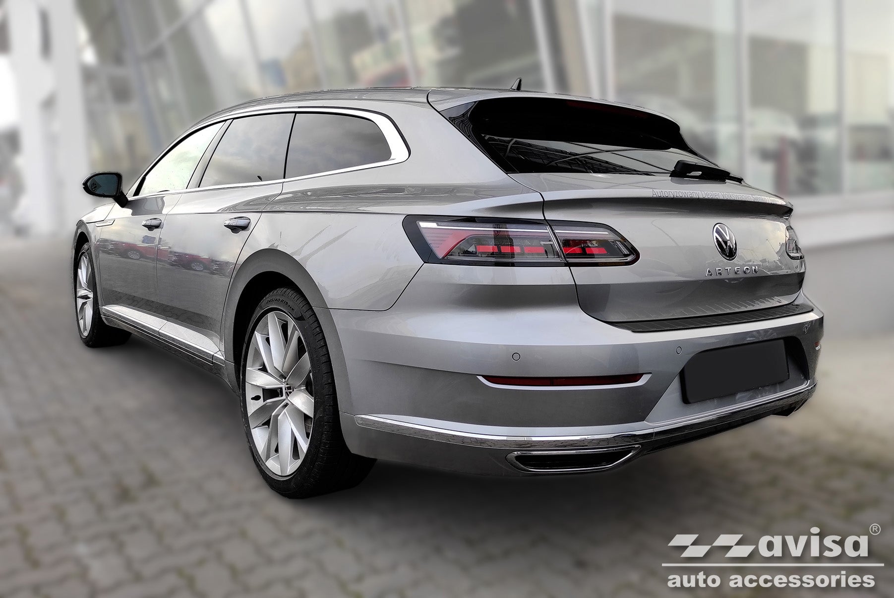 protector de parachoques trasero VW ARTEON Shootng Brake negro