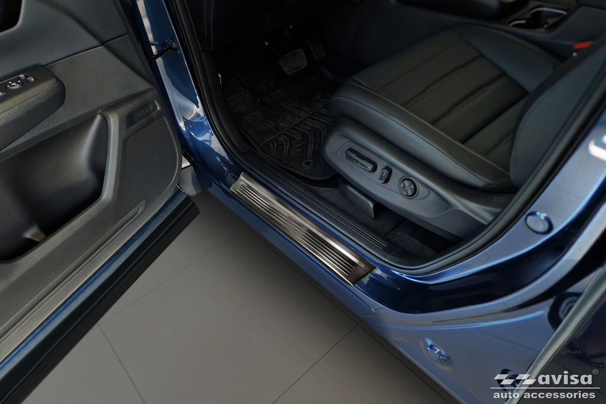 Protector umbral de puertas en relieve HONDA CR-V negro