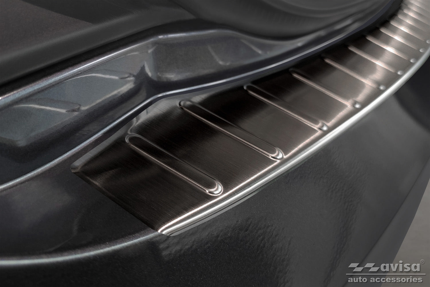 protector de parachoques trasero TESLA MODEL S liftback negro
