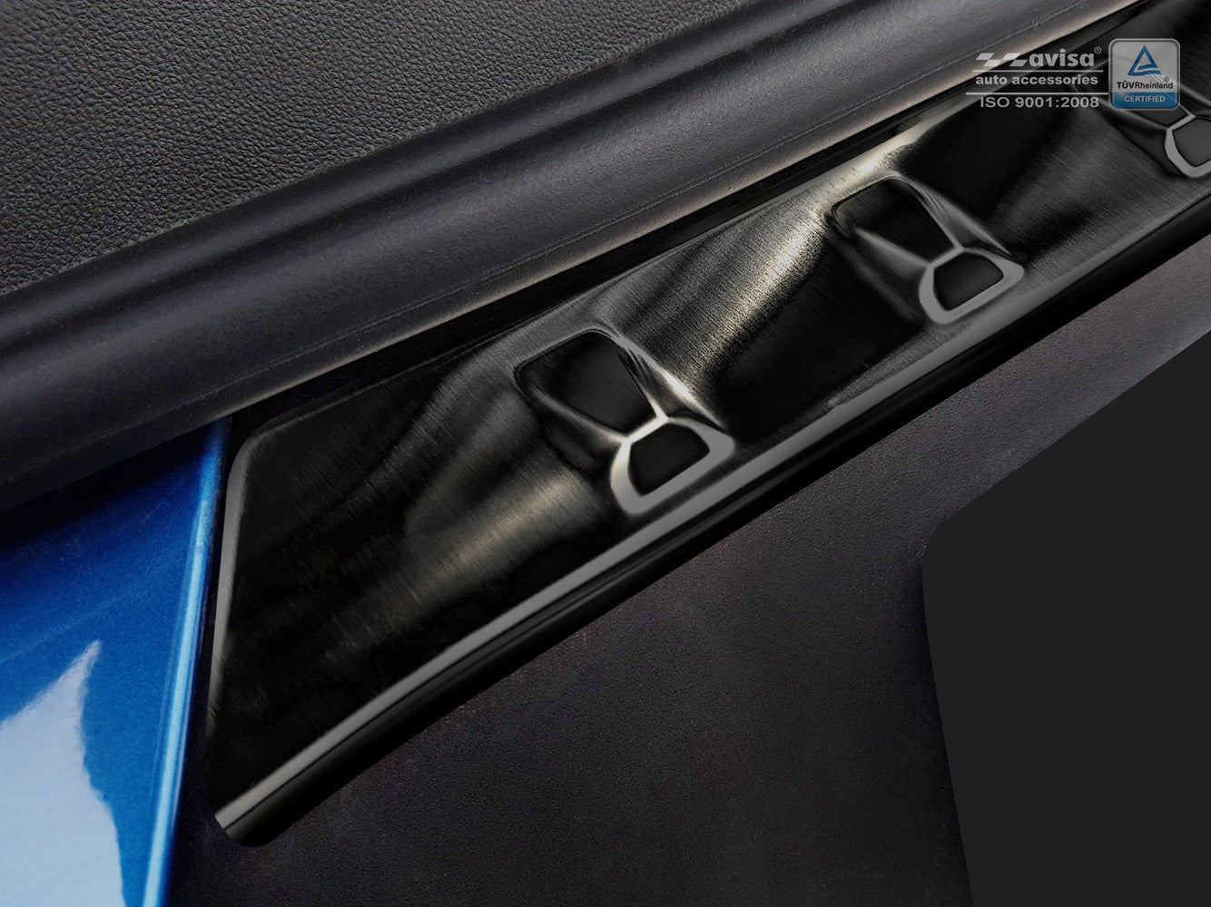 protector de parachoques trasero OPEL GRANDLAND X Hybrid negro