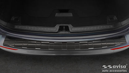 protector de parachoques trasero MERCEDES EQS suv (X296) negro