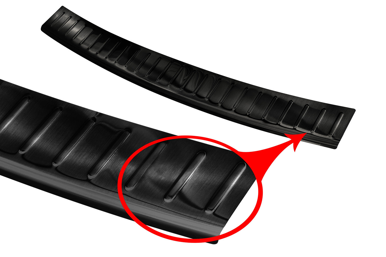 protector de parachoques trasero VW T-Cross negro