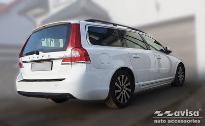protector de parachoques trasero VOLVO V70 negro espejo