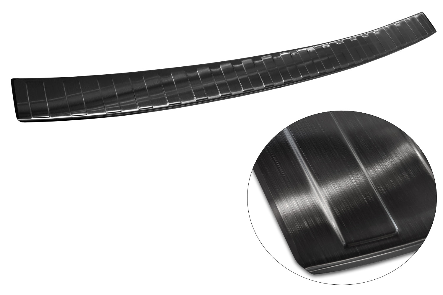 protector de parachoques trasero VW MULTIVAN T7 negro