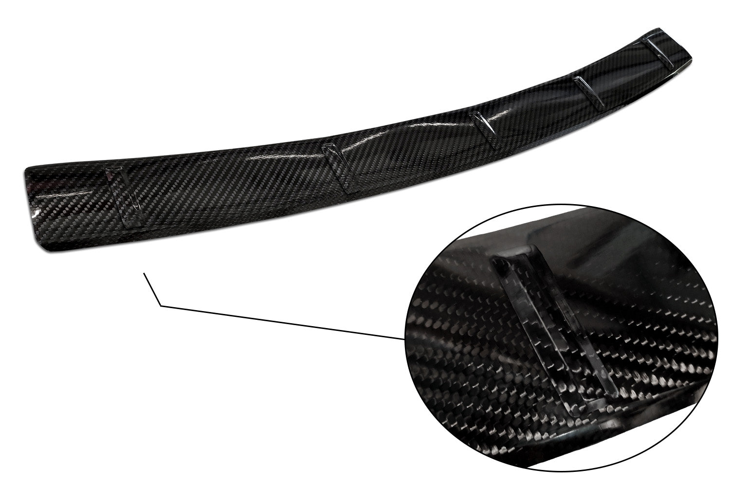 protector de parachoques trasero FORD MUSTANG coupe negro
