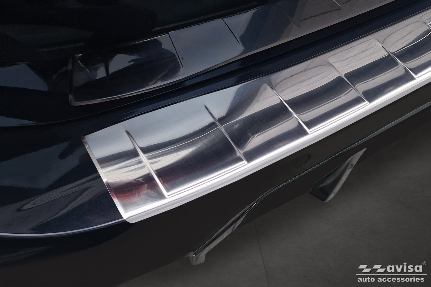 protector de parachoques trasero BMW 3 G21 plata satinado