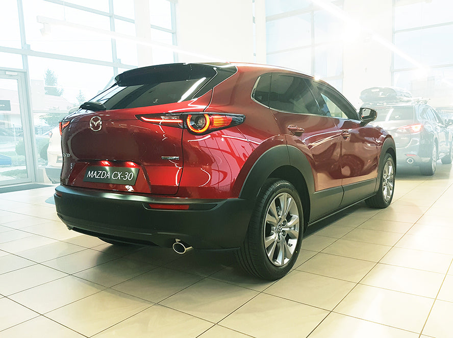 protector de parachoques trasero MAZDA CX-30 negro 2019+