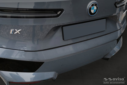 protector de parachoques trasero BMW iX negro