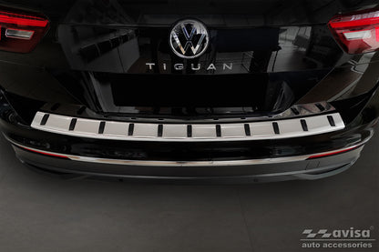 protector de parachoques trasero VW TIGUAN ALLSPACE plata