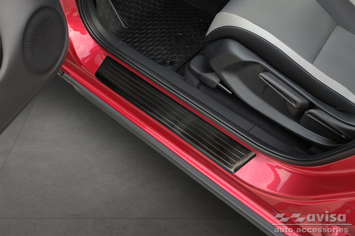 Protector umbral de puertas HONDA JAZZ CROSSTAR negro