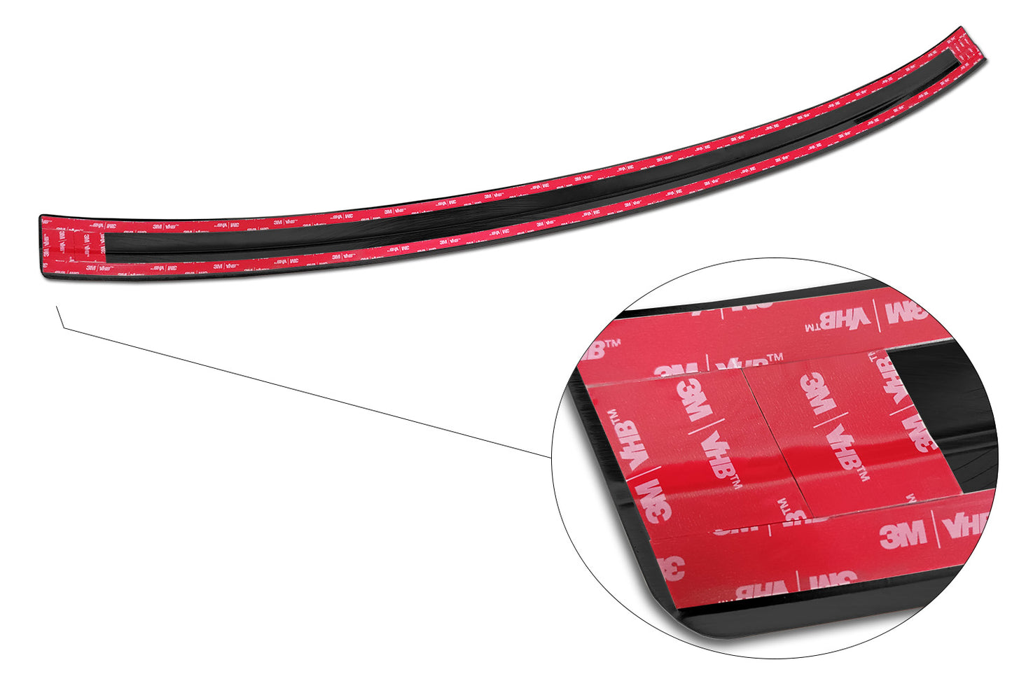 protector de parachoques trasero AUDI Q5 Sportback negro