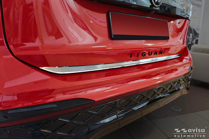 cubierta decorativa del portón trasero del VW TIGUAN plata espejo