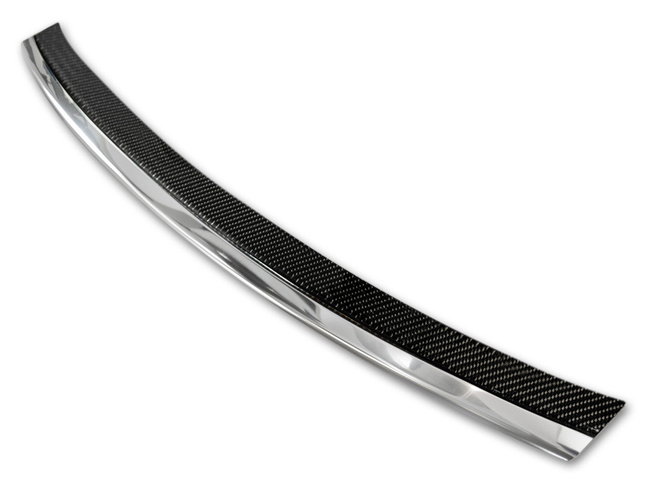 protector de parachoques trasero JAGUAR F-PACE espejo acero,negro fibra de carbono