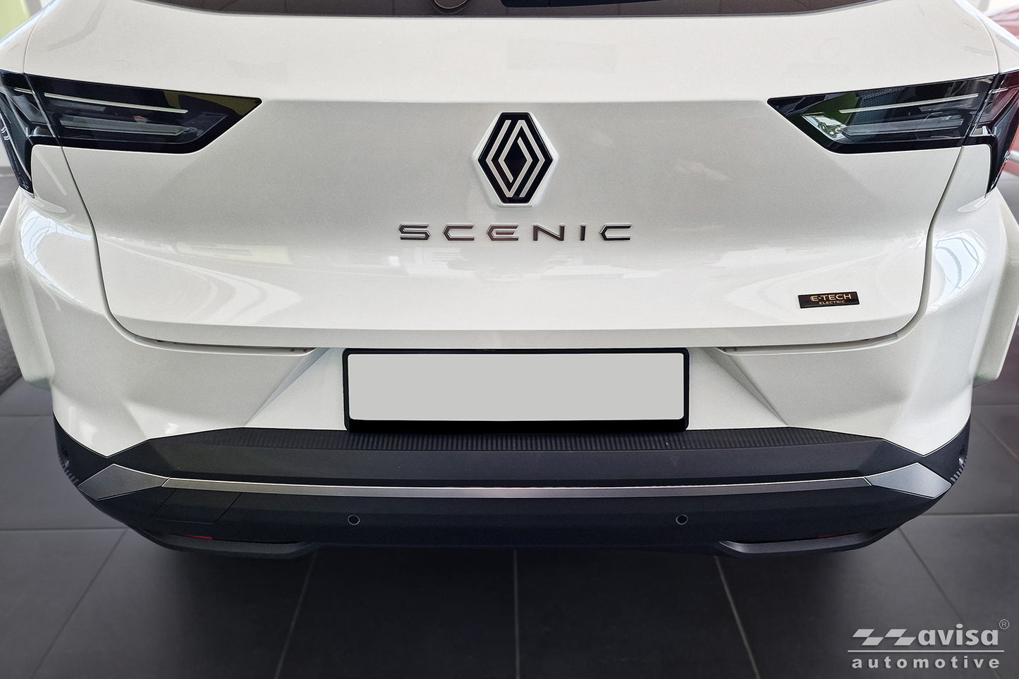protector de parachoques trasero RENAULT SCENIC E-TECH ELECTRIC plata