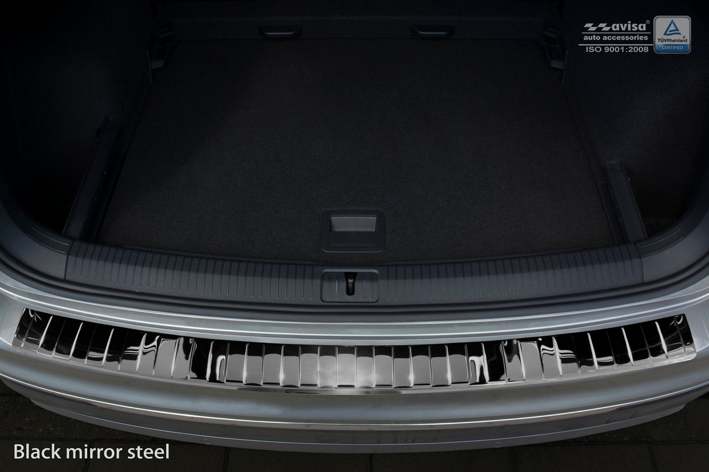 protector de parachoques trasero VW TIGUAN ALLSPACE negro espejo