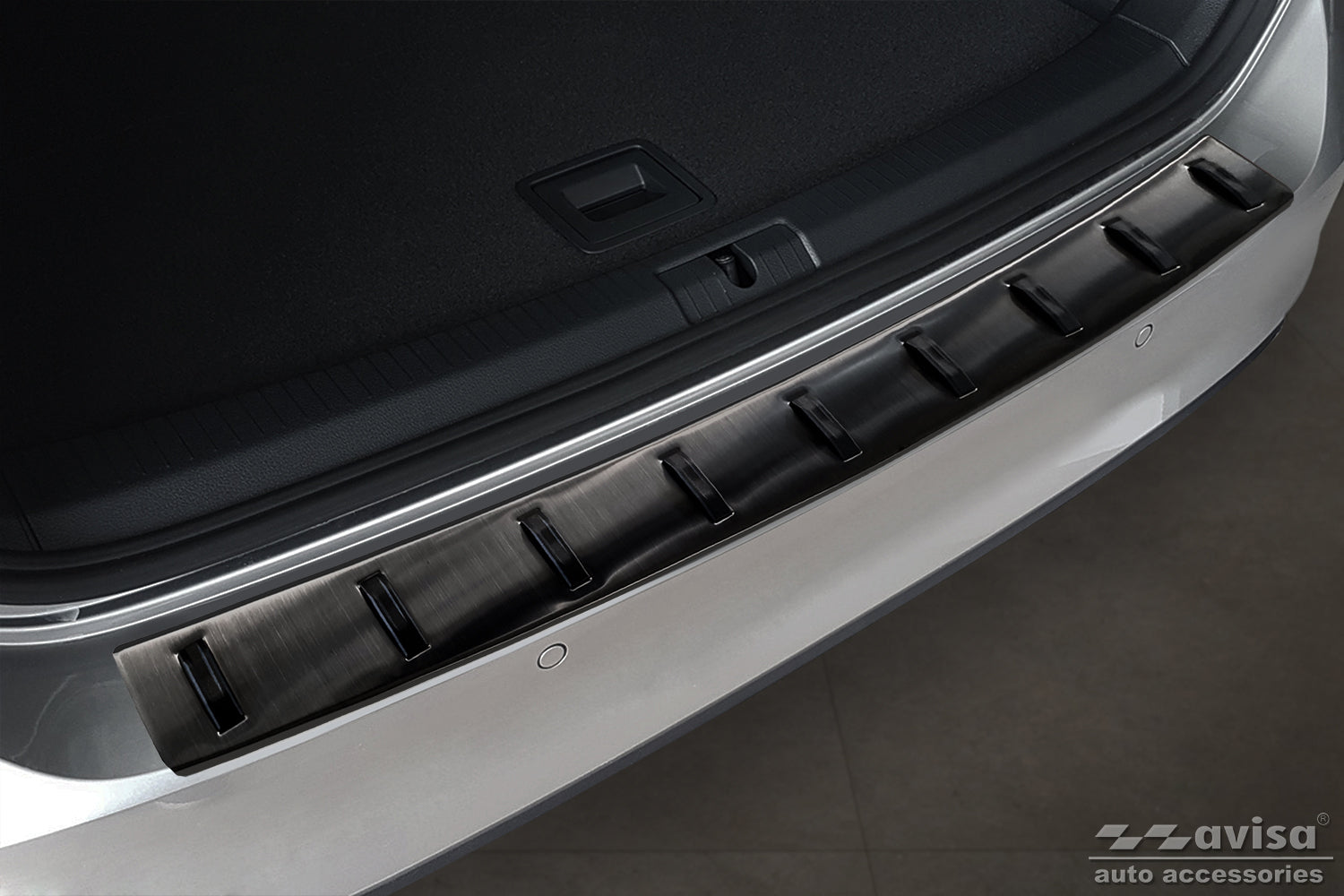 protector de parachoques trasero VW GOLF Variant/Alltrack negro