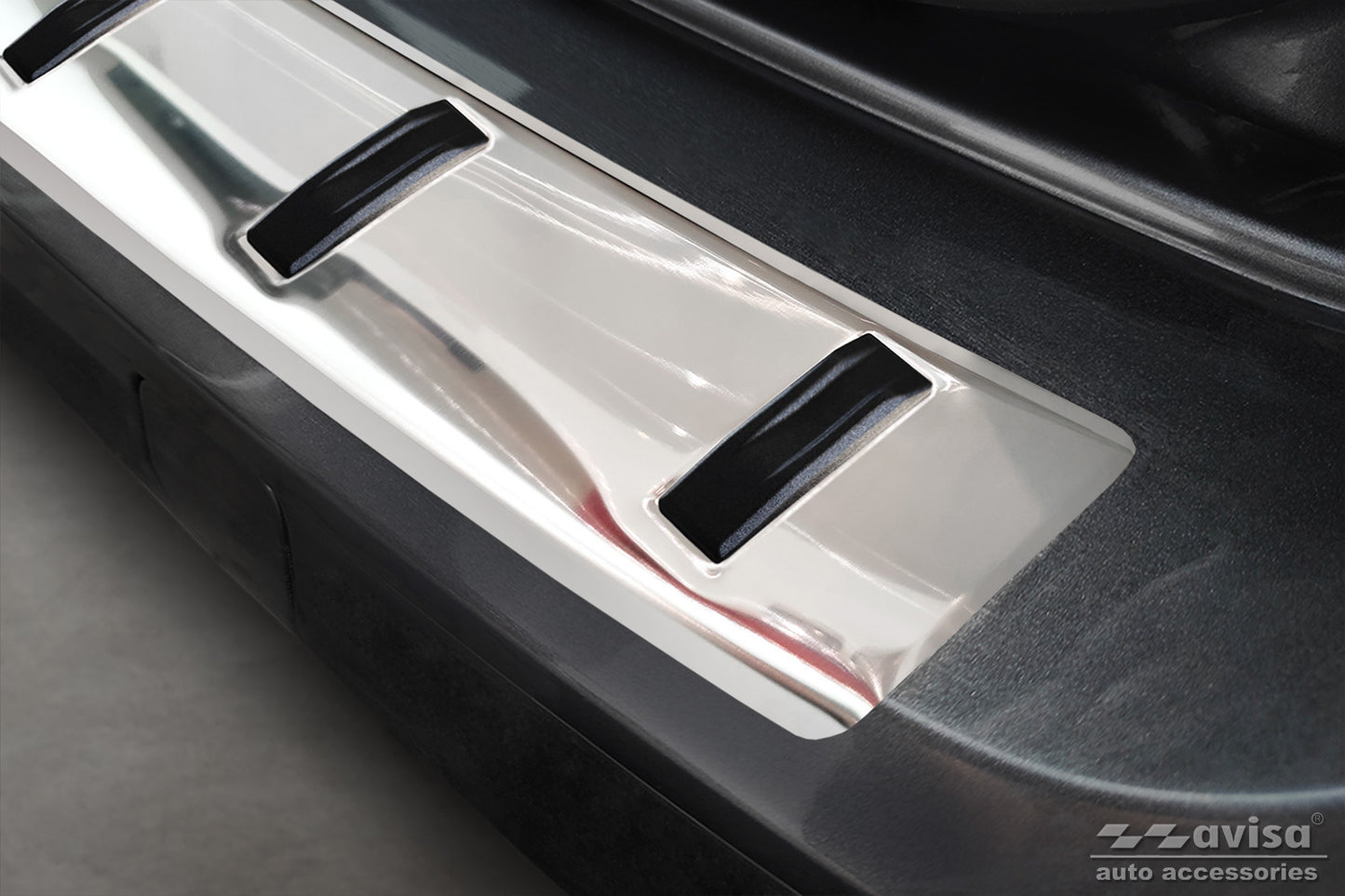 protector de parachoques trasero VW CADDY CARGO V plata