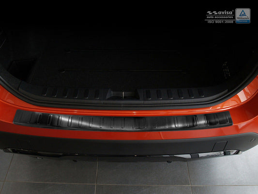 protector de parachoques trasero BMW X1 E84 negro