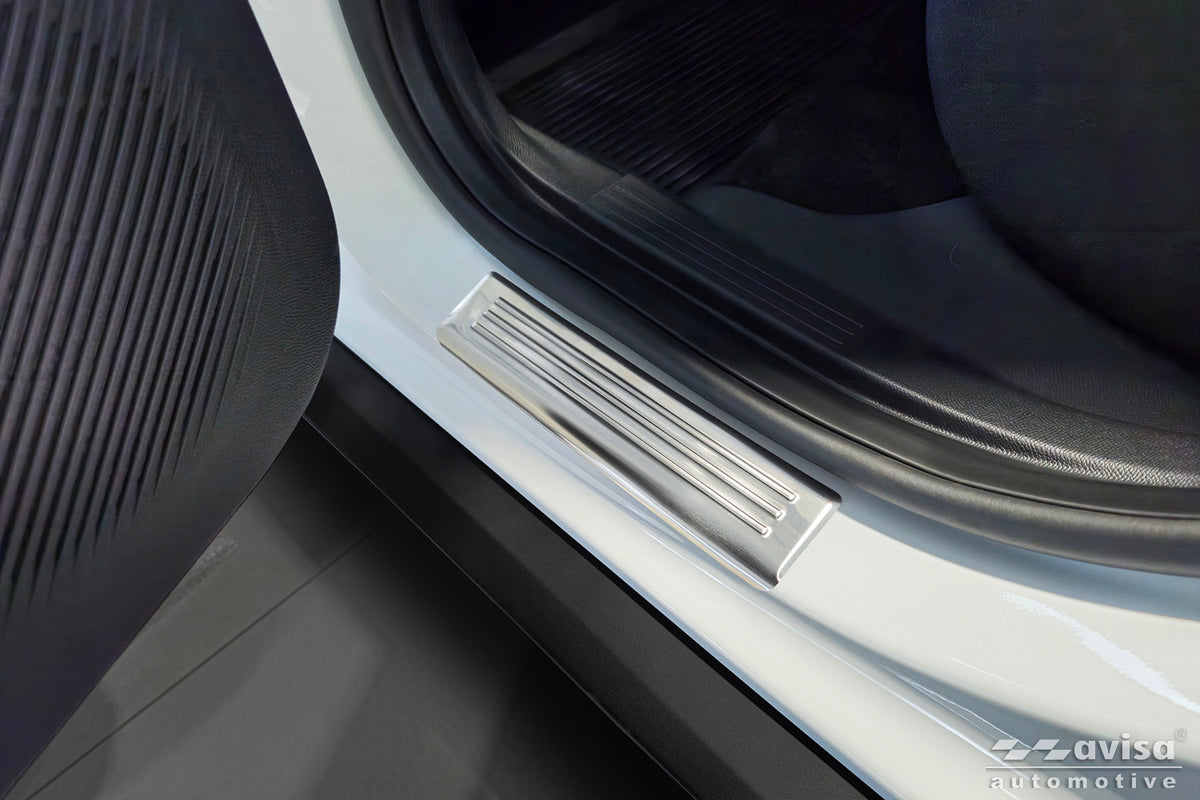 Protector umbral de puertas CITROEN C3 plata satinado