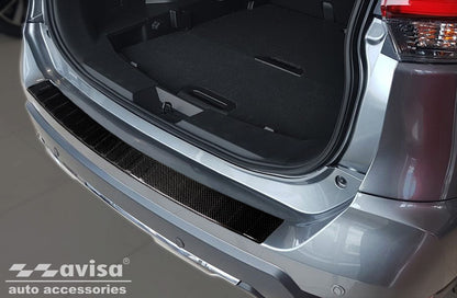 protector de parachoques trasero NISSAN X-TRAIL (T32) negro