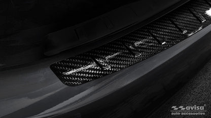 protector de parachoques trasero MERCEDES CLASE C negro