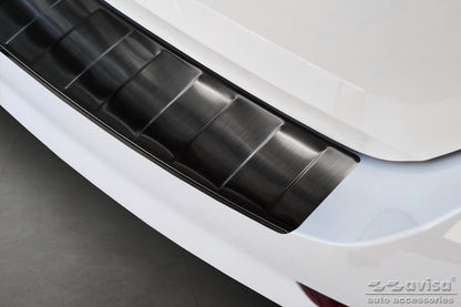protector de parachoques trasero SKODA FABIA combi negro