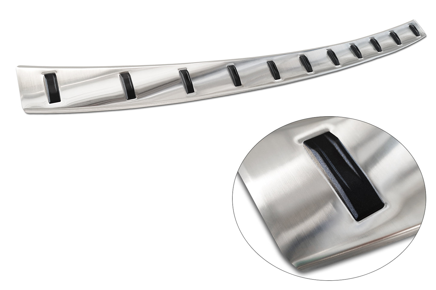 protector de parachoques trasero VW TIGUAN ALLSPACE plata