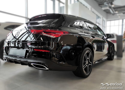 protector de parachoques trasero MERCEDES CLA SHOOTNG BRAKE negro